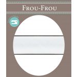Biais Coton Uni Replié  9mm Frou-Frou Blanc 4801-0-600 image