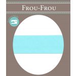 Biais Coton Uni Replié  9mm Frou-Frou Bleu lagon 4801-0-611 image