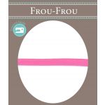 Frou-Frou Cordon Spaghetti Tissu Coton Uni 7mm Framboise 4802-0-608 image