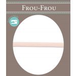 Frou-Frou Cordon Spaghetti Tissu Coton Uni 7mm Saumon 4802-0-609 image