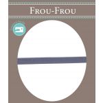 Frou-Frou Cordon Spaghetti Tissu Coton Uni 7mm Myrtille 4802-0-704 image