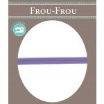 Frou-Frou Cordon Spaghetti Tissu Coton Uni 7mm Violet clair 4802-0-705 image