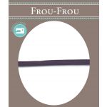 Frou-Frou Cordon Spaghetti Tissu Coton Uni 7mm Violet foncé 4802-0-706 image