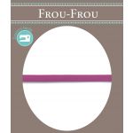 Frou-Frou Cordon Spaghetti Tissu Coton Uni 7mm Rose Camélia 4802-0-707 image