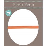 Frou-Frou Cordon Spaghetti Tissu Coton Uni 7mm Orange 4802-0-709 image