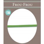 Frou-Frou Cordon Spaghetti Tissu Coton Uni 7mm Vert pomme 4802-0-712 image