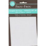 Tiissu thermocollant A4 Frou-Frou en tissu Uni Gris clair