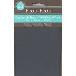 Tiissu thermocollant A4 Frou-Frou en tissu Uni Gris foncé