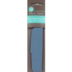 Biais thermocollant 20mmx2m Frou-Frou Uni Bleu Gris
