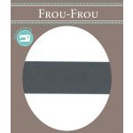 Biais Coton Uni Frou-Frou 20mmx 2mètres  Gris foncé 4806-0-702 image