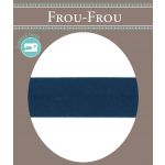 Biais Coton Uni Frou-Frou 20mmx 2mètres  Bleu foncé 4806-0-710 image