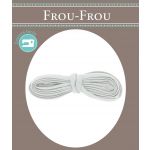 Frou-Frou Cordon spaghetti 9mmx2m Tissu Uni Bleu 4807-0-602 image