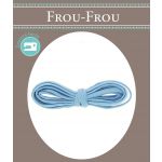 Frou-Frou Cordon spaghetti 9mmx2m Tissu Uni Bleu foncé 4807-0-610 image