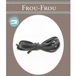 Frou-Frou Cordon spaghetti 9mmx2m Tissu Uni Bleu 4807-0-702 image