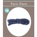 Frou-Frou Cordon spaghetti 9mmx2m Tissu Uni Bleu foncé 4807-0-710 image