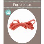 Frou-Frou Cordon spaghetti 9mmx2m Tissu Odonata Corail 4807-0-716 image