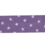 Biais Frou-Frou 20mmx2m Etoiles Violet clair 4808-0-105 petite image