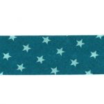 Biais Frou-Frou 20mmx2m Etoiles Turquoise foncé 4808-0-111 petite image