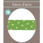 Biais Frou-Frou 20mmx2m Etoiles Vert pomme