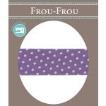 Biais Frou-Frou 20mmx2m Pois Violet clair