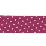 Biais Frou-Frou 20mmx2m Pois Rose Camélia 4808-0-207 petite image