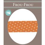 Biais Frou-Frou 20mmx2m Pois Orange