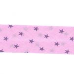 Biais Frou-Frou 20mmx2m Etoiles Parme clair 4808-0-305 petite image