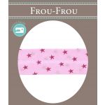 Biais Frou-Frou 20mmx2m Etoiles Rose