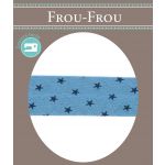 Biais Frou-Frou 20mmx2m Etoiles Bleu