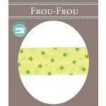 Biais Frou-Frou 20mmx2m Etoiles Vert Anis