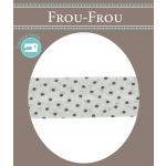 Biais Frou-Frou 20mmx2m Pois Beige clair