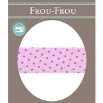 Biais Frou-Frou 20mmx2m Pois Parme clair