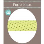 Biais Frou-Frou 20mmx2m Pois Vert Anis