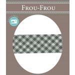 Biais Frou-Frou 20mmx2m Vichy Taupe