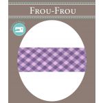 Biais Frou-Frou 20mmx2m Vichy Violet clair