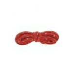 Frou-Frou Cordon Spaghetti 7mmx2m Tissu Etoiles Rouge 4809-0-108 petite image