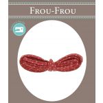 Frou-Frou Cordon Spaghetti 7mmx2m Tissu Pois Rouge