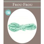 Frou-Frou Cordon Spaghetti 7mmx2m Tissu Etoiles Bleu lagon