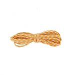 Frou-Frou Cordon Spaghetti 7mmx2m Tissu Vichy Orange 4809-0-509 petite image