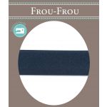 Biais Satin Uni Frou-Frou 20mm  Bleu marine 4909-20-22 image