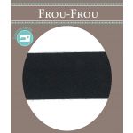 Biais Coton Uni Replié  20mm Frou-Frou Noir 4921-20-1 image