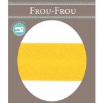 Biais Coton Uni Replié  20mm Frou-Frou  Jaune foncé 4921-20-66 image