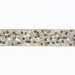 Ruban sequins paillettes 42mm Rose cuivré - PRIX AU METRE