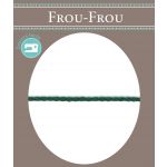 Frou-Frou Cordelière Rayonne 2mm Unis Vert Emeraude 4971-0-18 image