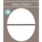 Frou-Frou Cordelière Rayonne 2mm Unis Chocolat 4971-0-27 image