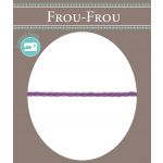Frou-Frou Cordelière Rayonne 2mm Unis Orchidée 4971-0-47 image