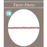Frou-Frou Cordelière Rayonne 2mm Unis Rose poudré 4971-0-58 image