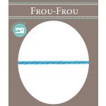 Frou-Frou Cordelière Rayonne 2mm Unis Turquoise 4971-0-7 image