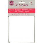 PIC & MALICE THERMOCOLLANT POLYCOTON A4 UNI BLANC