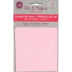 PIC & MALICE THERMOCOLLANT POLYCOTON A4 UNI ROSE CLAIR
